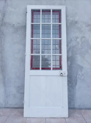 Porte vitrée ancienne