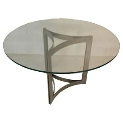 Round table glass top - frame
