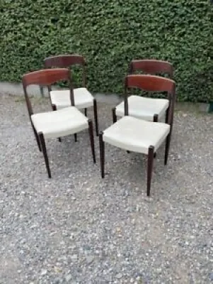 Teak 4/Model 71 chairs