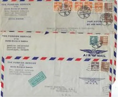 Danemark US 1950 Américain - courrier