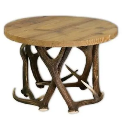 Table avec vrai bois - 45cm