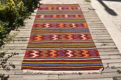 turkish Geometric Rug - wool