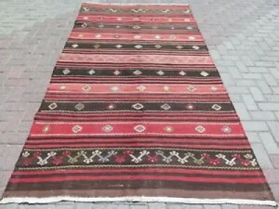 Vintage Turkish Kilim, - large