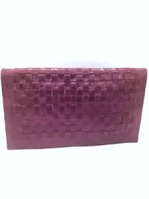 Violet Vintage Leather - handwoven