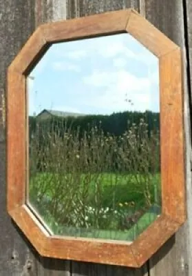 Ancien miroir octogonal - 2cm