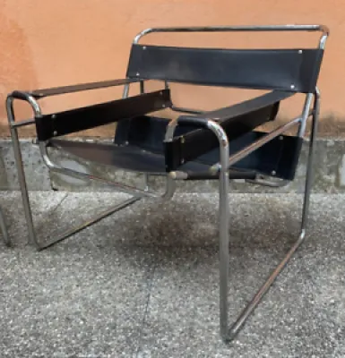 POLTRONA IN METALLO CROMATO - pair armchairs