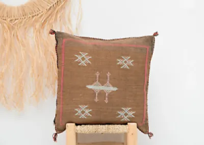 Brown Moroccan Cactus - cushion