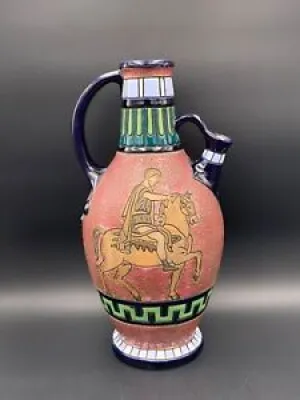 Important vase en faïence - amphora