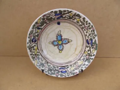 Ancien Plat coupe céramique - turquie