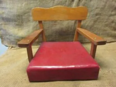 Vintage 1950s wooden - stool