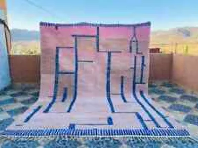 Beni ourain Custom Moroccan - area rug