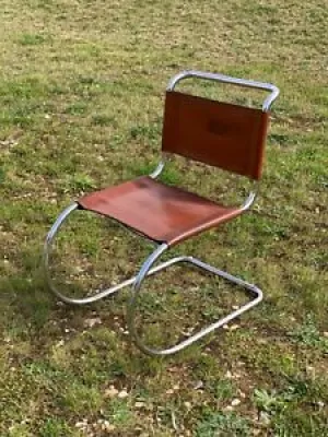 2 chaises acier cuir - rohe