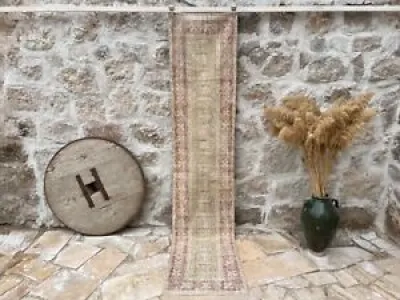 Hand-Knotted Oushak Runner - traditional