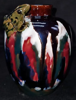 Vases art nouveau décorés - massier