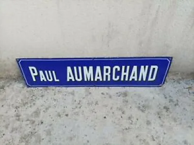 Paul AUMARCHAND Plaque - japy