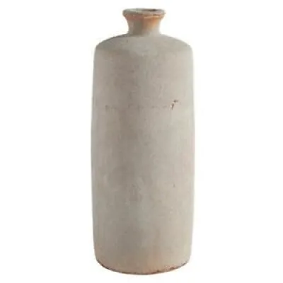 White Terracotta Vase - indoor