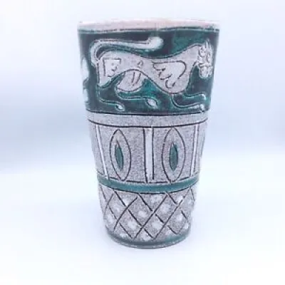 Vase céramique granitée - londi bitossi