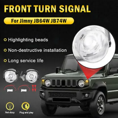 Pair of Front Turn Signal - clear