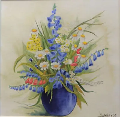 Peinture Aquarelle Fleurs - madeleine