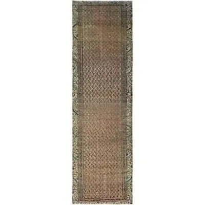 3'1x10'5 Brown Vintage - hand knotted