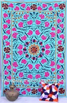Uzbek Bed Sheet Indian - cover suzani