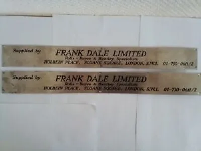 2 plaques décoration - franck