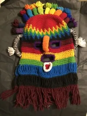 Masque Aya Huma Équateur - tribal