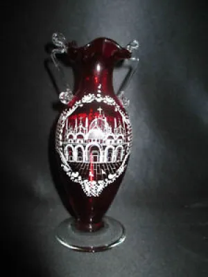 Ancien vase émaillé
