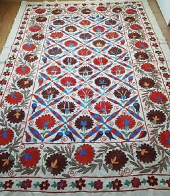 Hand embroidered suzani - cover