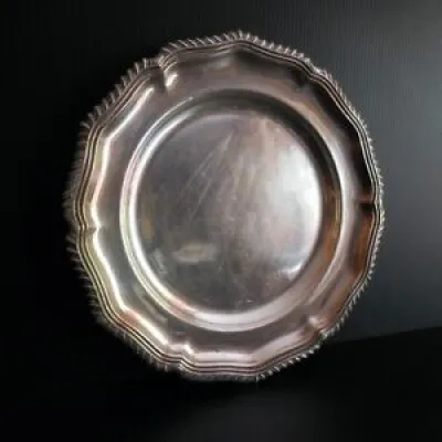  Assiette ronde métal - angleterre