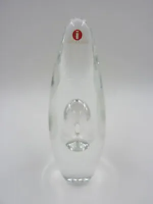 Vase en verre cristal - timo sarpaneva