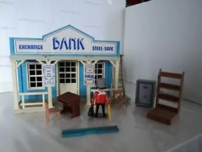 PLAYMOBIL vintage western - banque