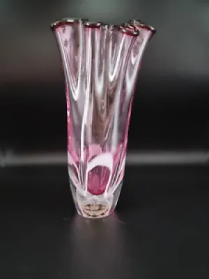 Vase rose cristal adam