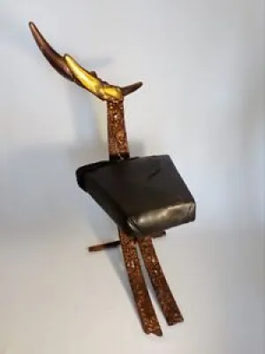 Chaise Designer Bronze