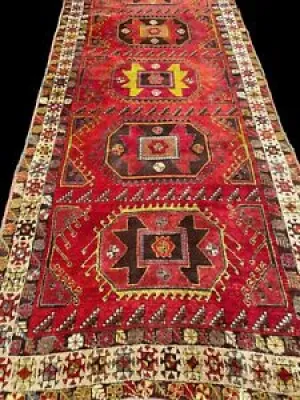 Rare tapis turc anatolien - runner