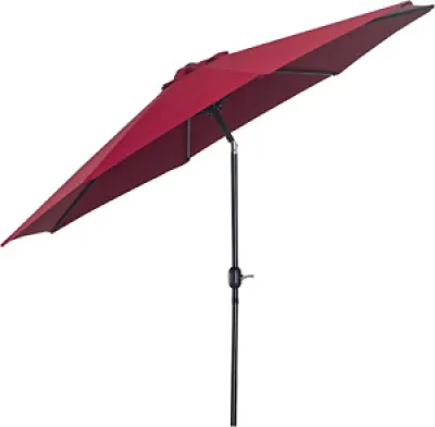 parasol En Métal Rond - inclinable