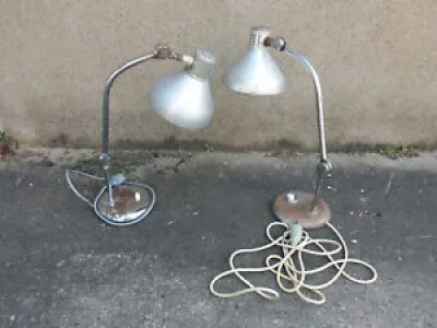 Lots deux  lampes atelier - jumo
