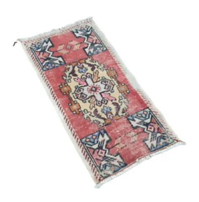 Vintage anatolian small - yastik rug