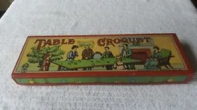Early 1900s Table Croquet