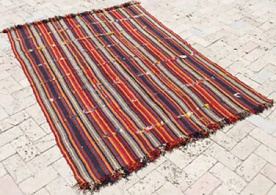 Turkish Kilim rug 52''x70''