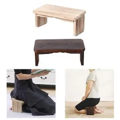 Banc méditation pliant, banc prière assis en bois, ergonomique, Durable,