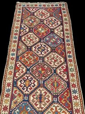 Rare antique long tapis - caucasien shirvan
