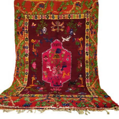 Vintage Moroccan Azilal - berber wool