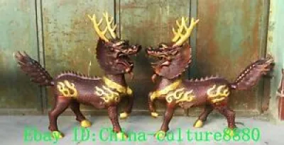27 Chine vieux cuivre - animal