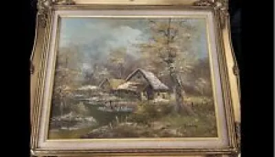 Vintage Oil Painting - brouer
