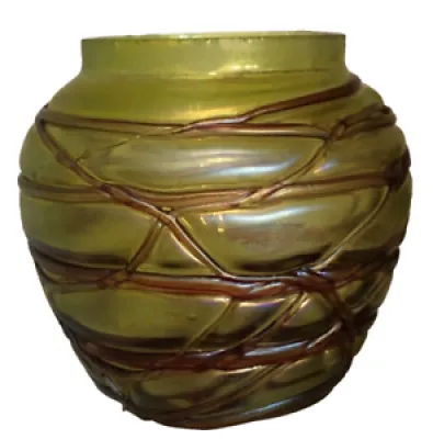 Ancien vase Pallme Konig - loetz