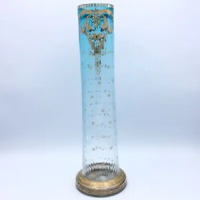 Grand vase en verre soufflé - moser karlsbad