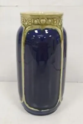 Ancien vase barbotine - gustave bruyn