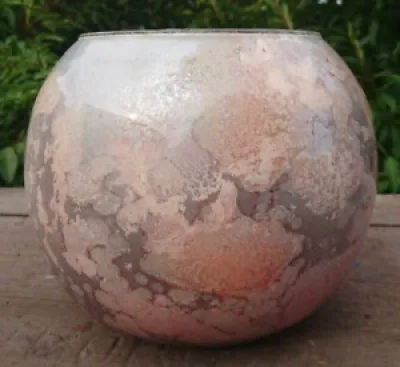 Vase Boule en Verre Laqué - bouillet