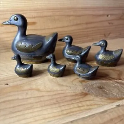 Duck Trinket Boxes Vintage - home